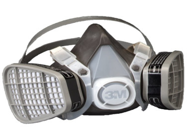 3M Half Facepiece Disposable Respirator Assembly 5101, Organic Vapor, Small 12 EA/Case