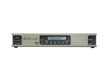 Matrox Monarch EDGE S1 Appliance with Simultaneous 4:2:0 8-Bit / 4:2:0 10-Bit / 4:2:2 10-Bit Encoding & Decoding