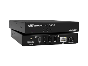 Matrox Q2GH4K QuadHead2Go Q155 Multi-Monitor Controller Appliance