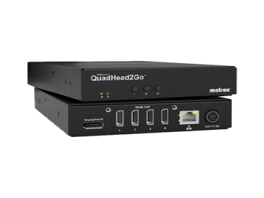 Matrox QUADHEAD2GO Multi-Monitor Controllers Video Wall Processor