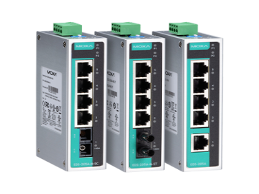 Moxa EDS-205A 5-Port Unmanaged Ethernet Switch